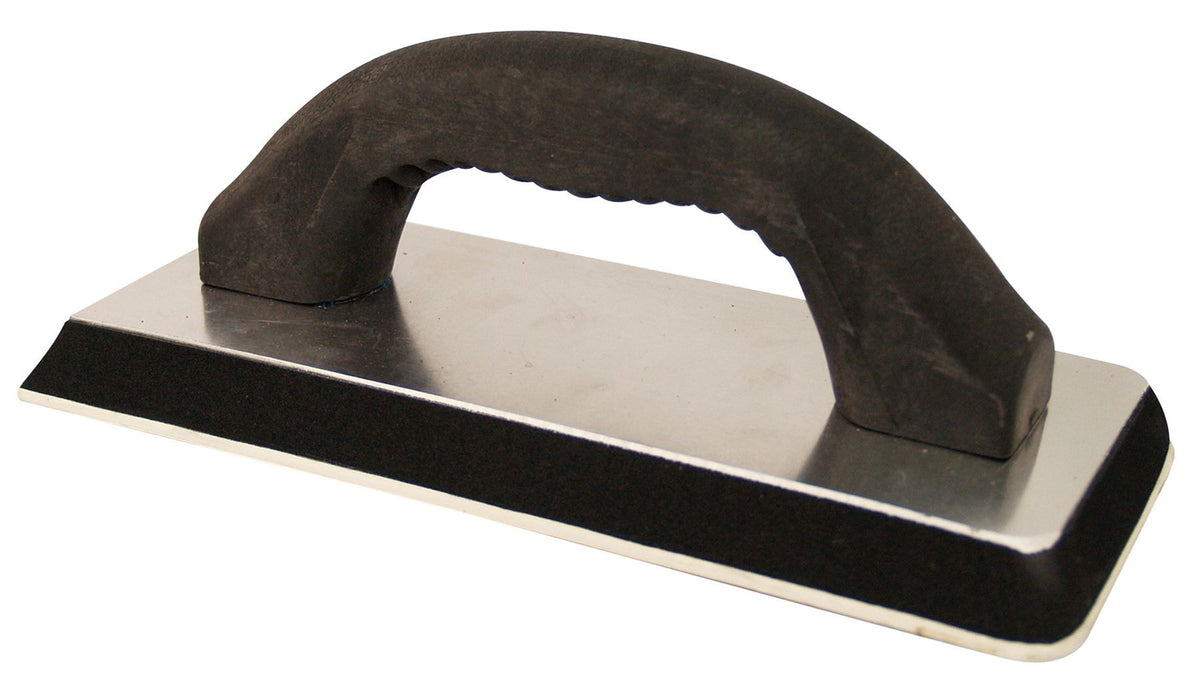 Laminated Tile Grout Applicator, Float with Foam Rubber Pad & Aluminum Base Plate