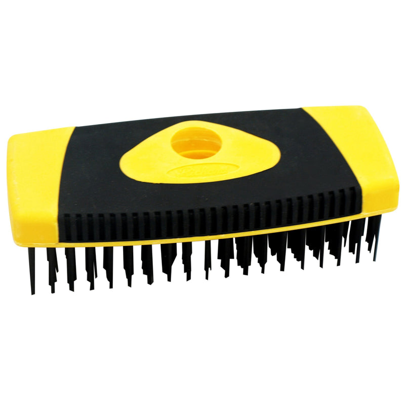 Wire Block Brush Cleans/Removes Paint, Rust & Dirt From Metal, 5.4 x 16.8-cm H6667