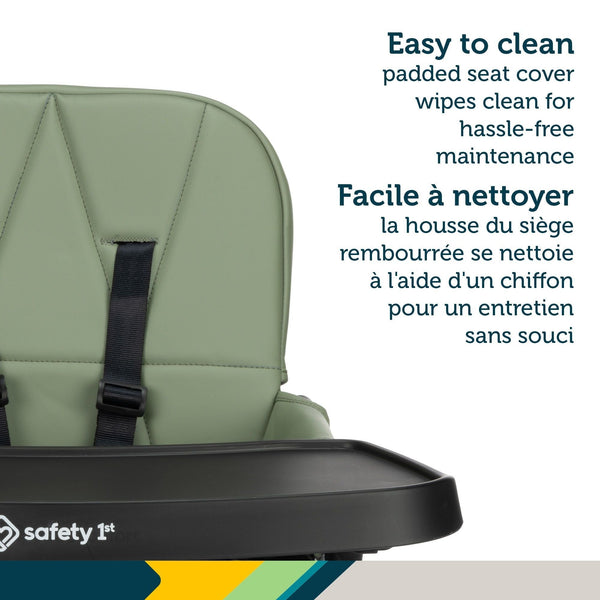 Lily Compact Foldable Mineral Green High Chair R6597
