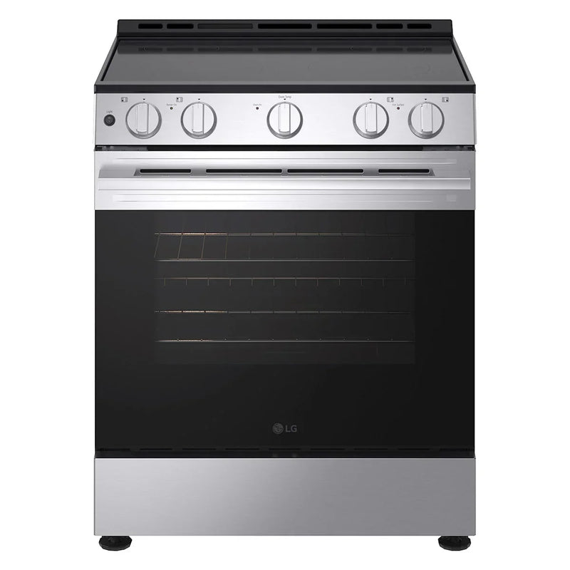 Samsung 30 in. 6.3 cu ft. Stainless Steel Electric Freestanding Range with Air Fry G5116
