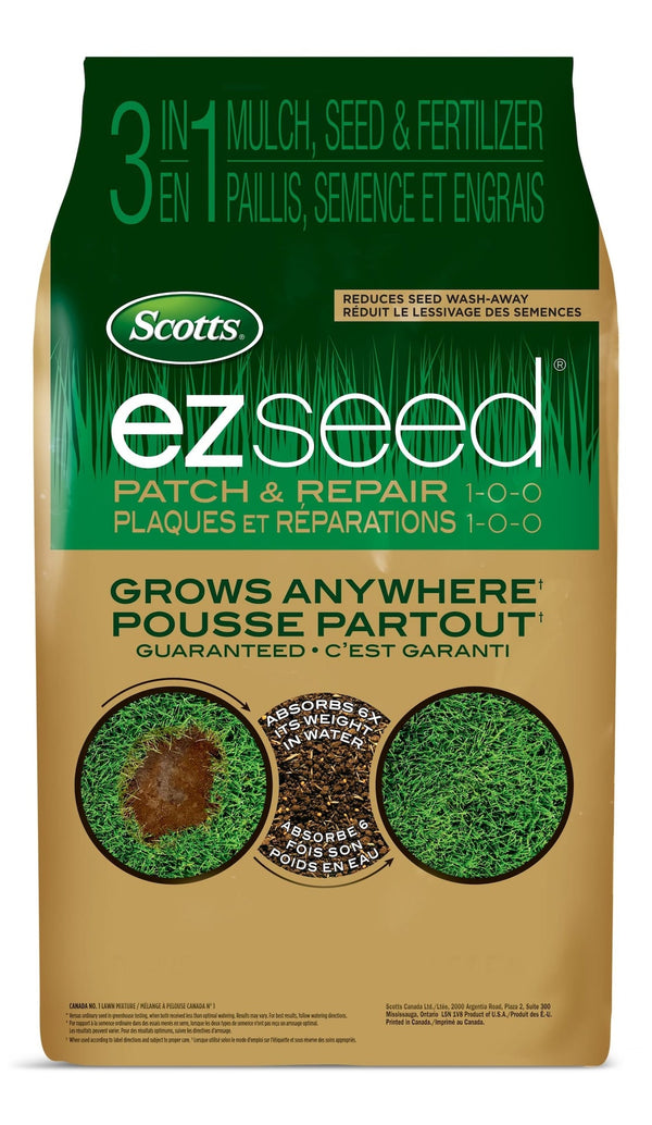 EZ Seed 3-in-1 Patch & Repair Grass Seed & Fertilizer Mix, 1-0-0, 4.5-kg Q9613