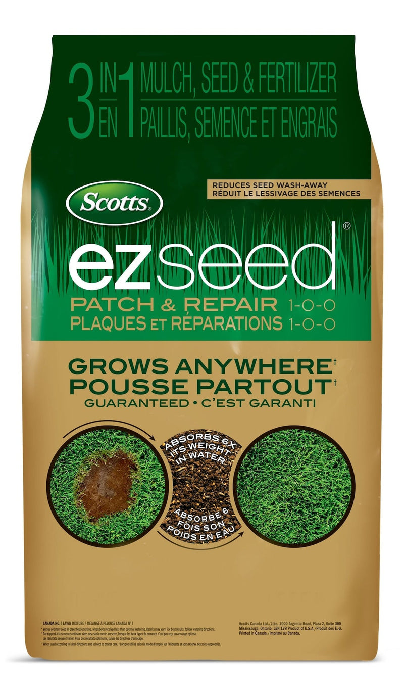 EZ Seed 3-in-1 Patch & Repair Grass Seed & Fertilizer Mix, 1-0-0, 4.5-kg Q9613