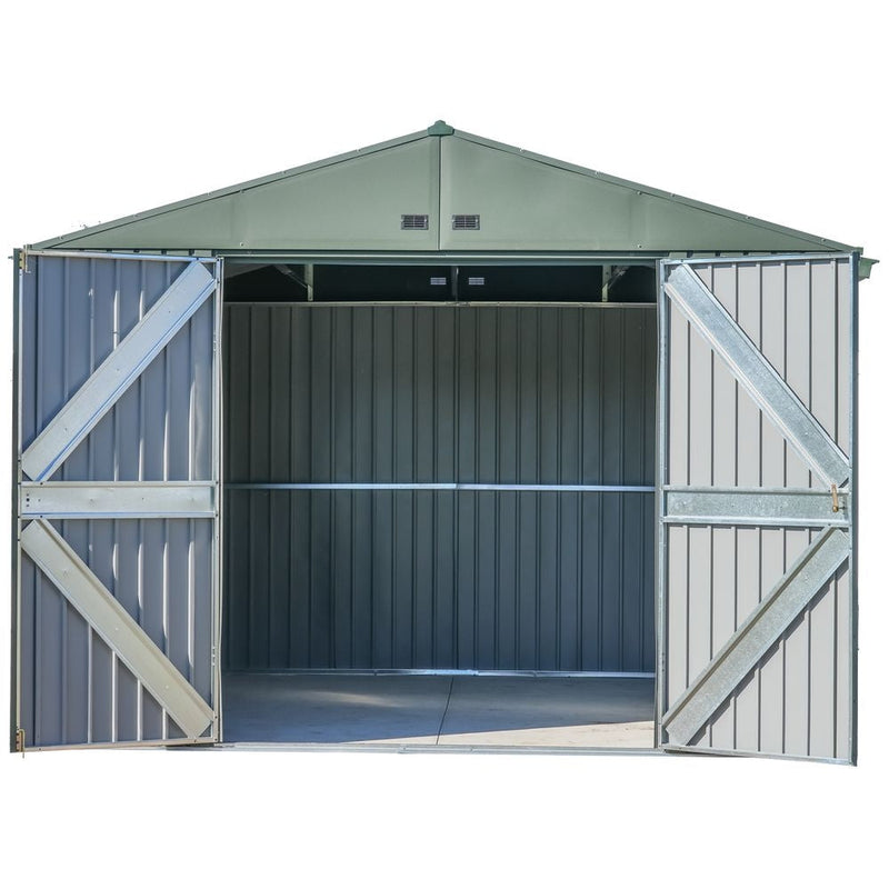 Lawn Care 10x12-ft Green Corrosion-Resistant Storage Shed K5307
