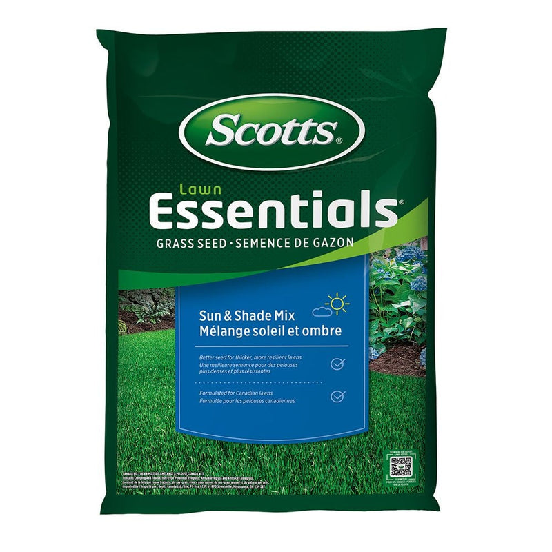 Lawn Essentials Sun & Shade Grass Seed Mix, Weed-Free, 5-kg T3966