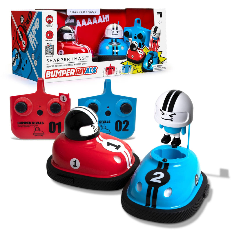 Sharper Image Road Rage Speed Bumper Remote Controlled Car Toy, 2-pk Z1860