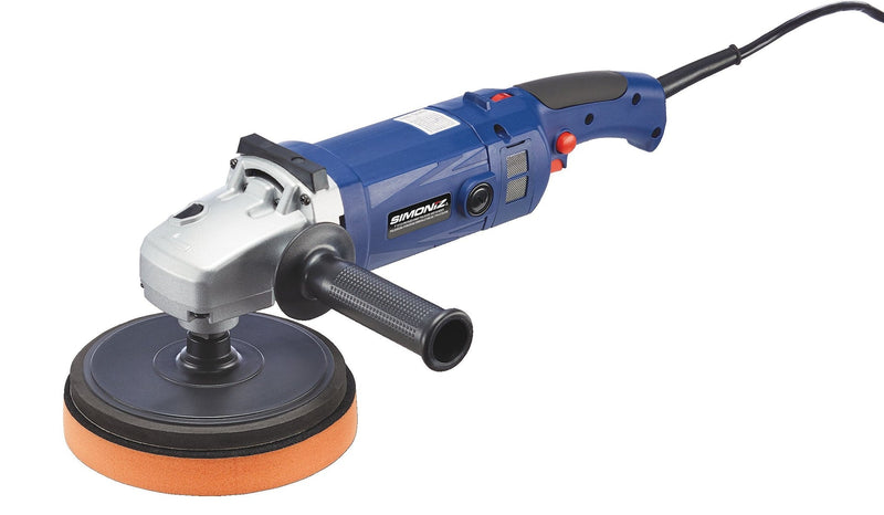 Brushed Corded Hook & Loop Right Angle (Fixed Orbit) Adjustable Grip Polisher & Sander, 7-in K7713