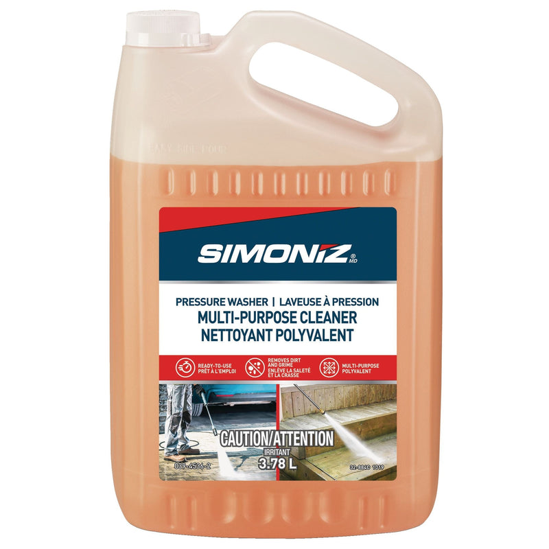Non-Toxic All-Purpose Ready-to-Use Pressure Washer Detergent, 3.78L Y8456