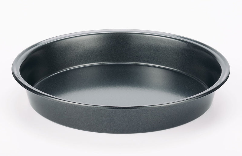 Round Dark Grey Non-Stick Carbon Steel Cake Pan H2898