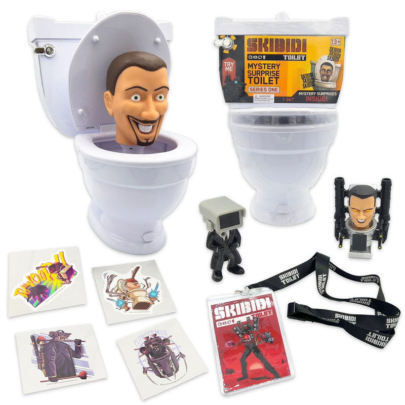 Giant Mystery Toilet Set with Surprise Toys for Ages 13+, Assorted Figures N2735