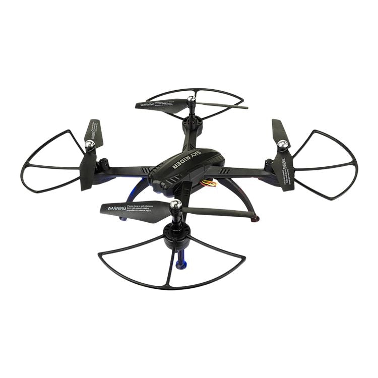 Sky Rider X-11 Stratosphere Quadcopter Drone with Wi-Fi Camera, Black I5170