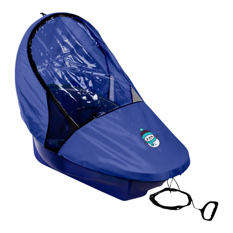 Snocruzer Covered Baby Sled/Toboggan for Ages 12-36 Months, Blue U9985