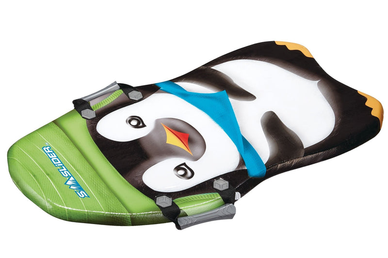 Snow Slider Kids' 1-Person Lightweight Foam Winter Snow Sled/Toboggan with Handles, Assorted D6504