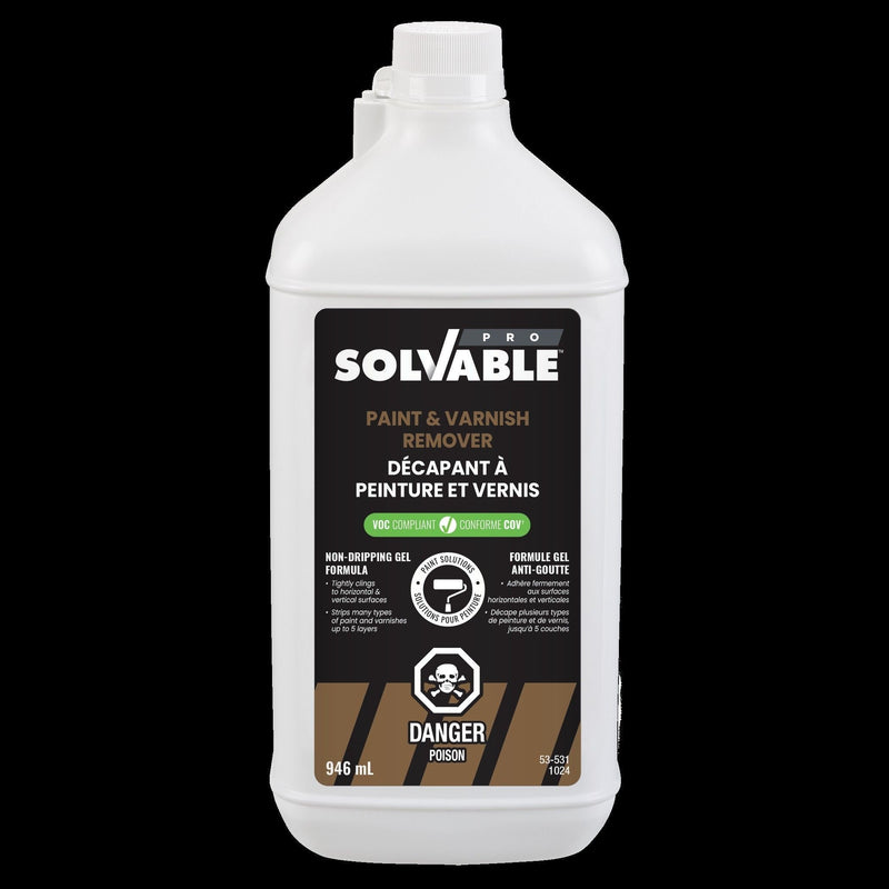Professional Contractor Strength Heavy Duty Multi-Surface Paint & Varnish Remover, Assorted Sizes S0542