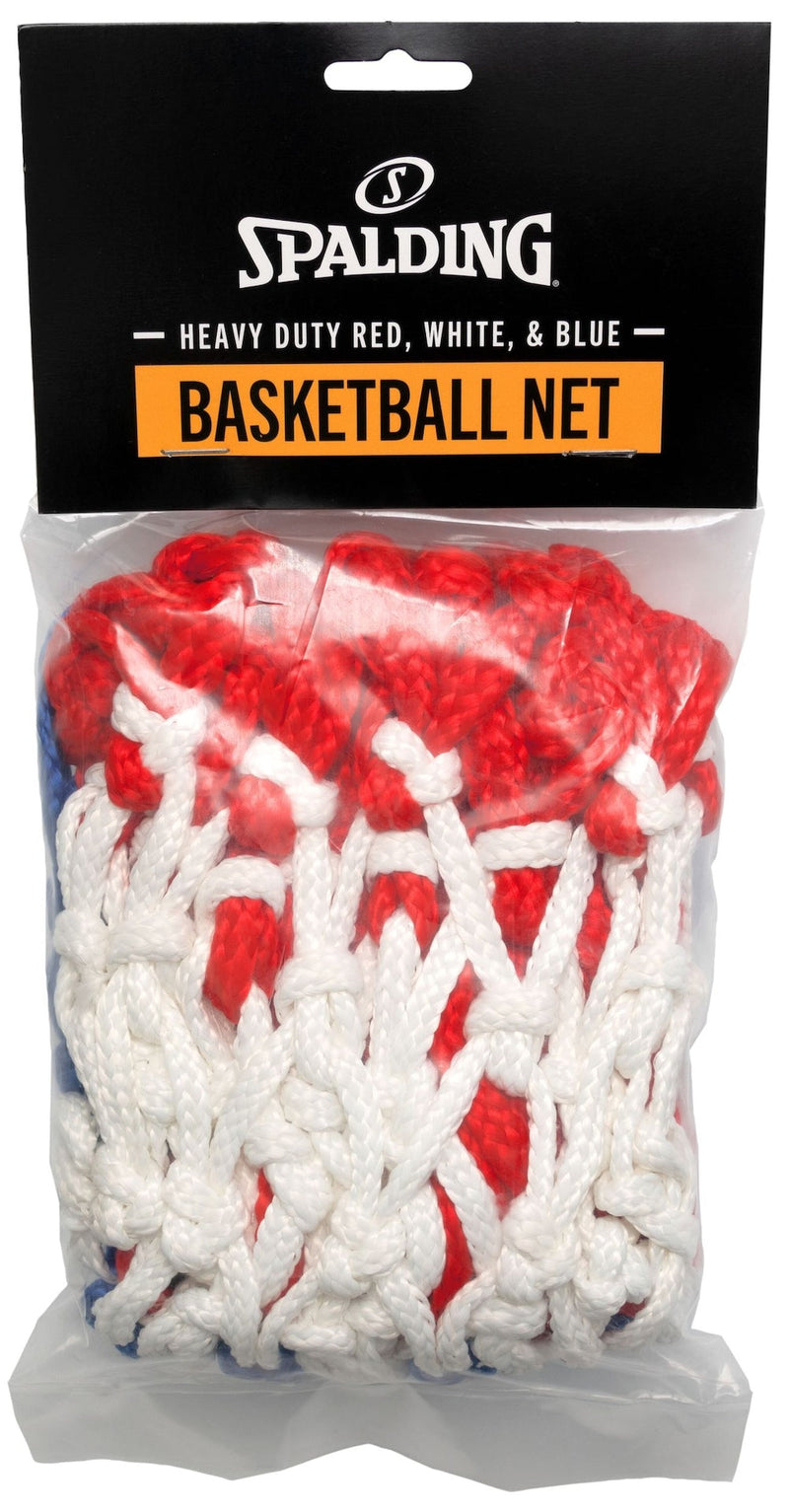 Heavy Duty Indoor/Outdoor Standard Replacement Basketball Net, Red/White/Blue G6814