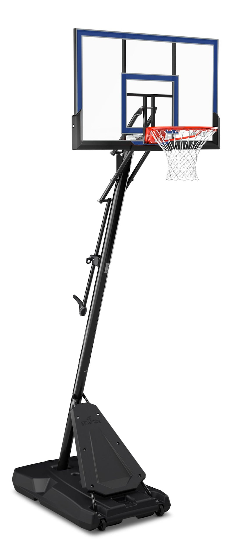 Hercules Acrylic Portable Adjustable Basketball Backboard, Hoop & Net System, 50-in D3886