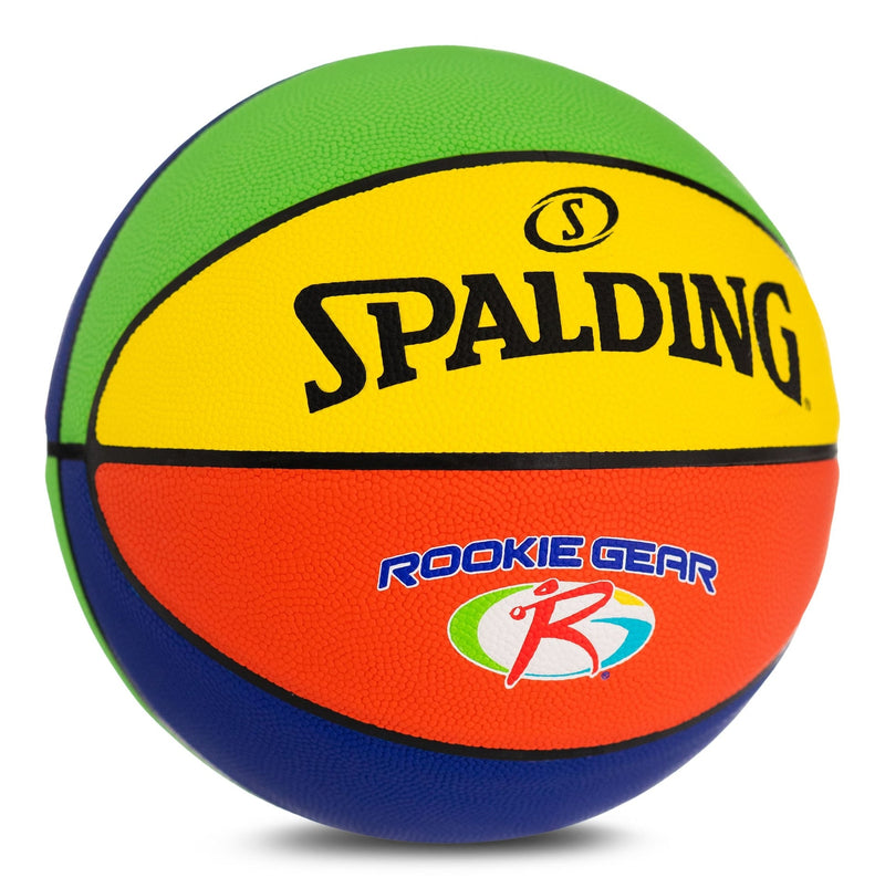 Rookie Gear Youth Kids' Indoor/Outdoor Multi-Colour Composite Basketball, Size 5 (27.5-in) G9447