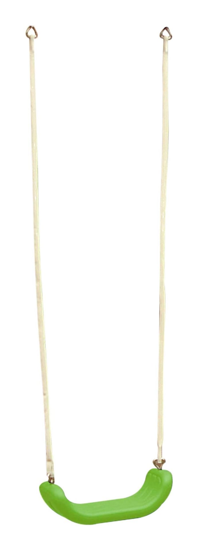 Outdoor Replacement Swing Seat with Two Rings and a Rope, Ages 4+, Green W8898