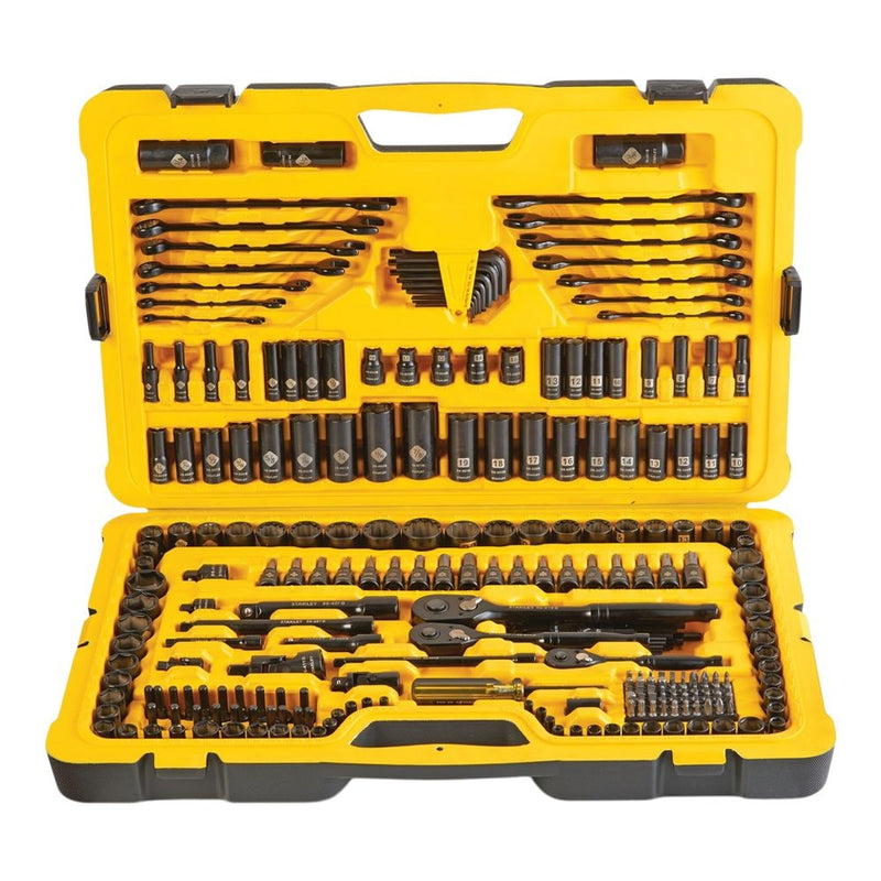 Professional Grade Black Chrome Socket Set, 274-pc, SAE/Metric X8406