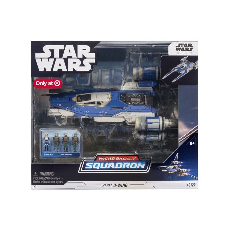 Micro Galaxy Squadron U-wing Starfighter, 2-in Vehicle with Foldout Wings, Troop Bay, Sniper Gun, and Four 1-in Micro Figure... R5639