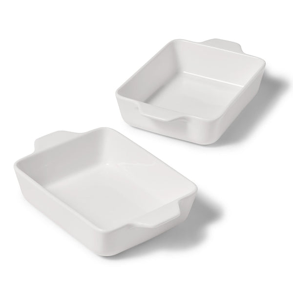Gourmet Bistro Cooking Dishes, 2 Piece, White Y2167