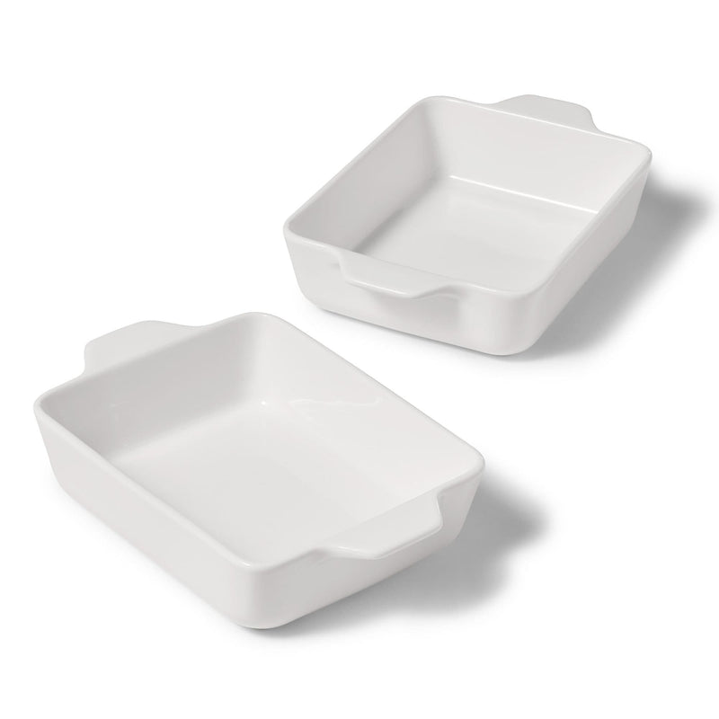 Gourmet Bistro Cooking Dishes, 2 Piece, White Y2167