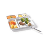 Oven & Dishwasher Safe Ceramic Fondue Plate, Serves 2, 6-pc