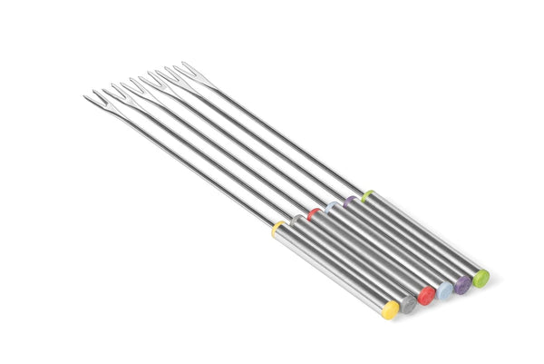 Stainless Steel Fondue Fork Set, Dishwasher Safe, One Size, 6-pc X8022