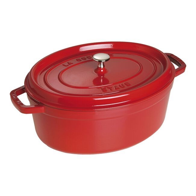 5.5L / 5.75QT OVAL COCOTTE - CHERRY D5877