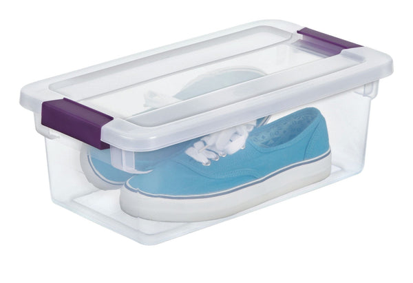 ClearView Storage Box with Latched Lid, 5.7-L W5698