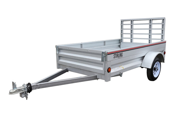 Galvalume Plus Box Trailer, 4-ft x 7-ft J0314