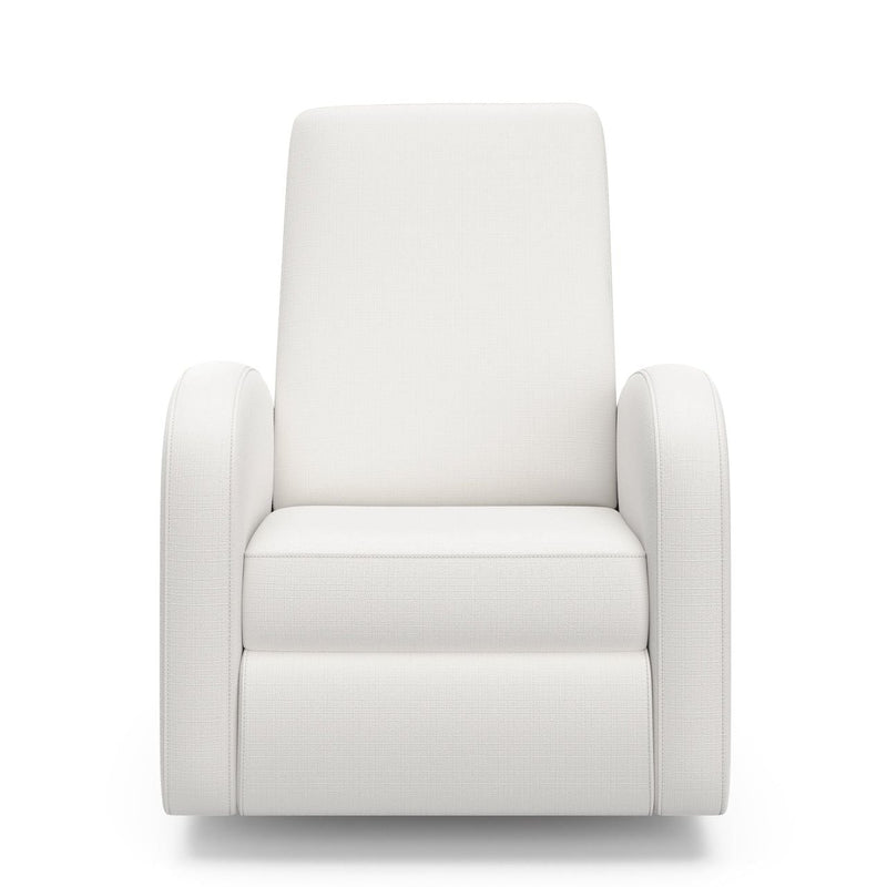 Santa Monica Swivel Glider, Ivory Basketweave V2088