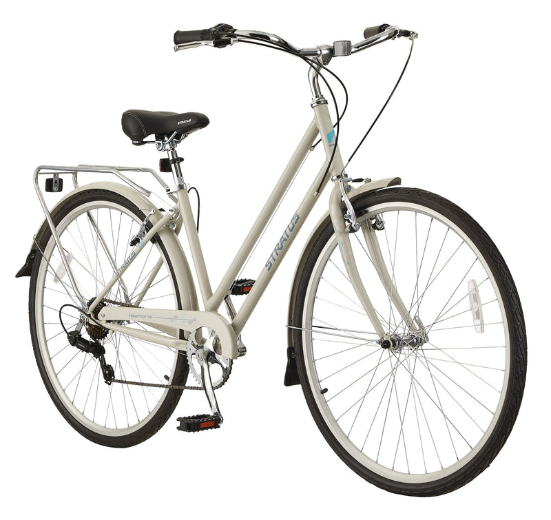 Hawthorne Adult Bike, 700C, 7-Speed, Alloy V-brakes, Grey F4891