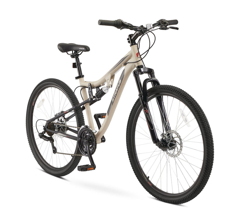 Striker Adult Bike, 21-Speed, 17-in Aluminum Frame, 27.5-in, Beige J3541