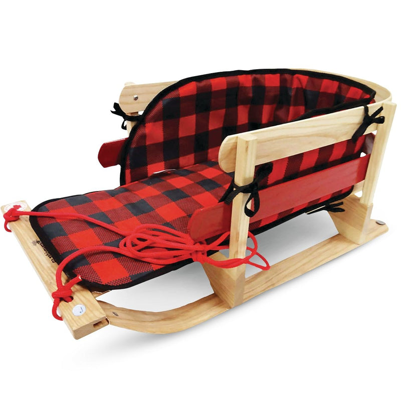 Grizzly Sleigh with Plaid Pad W1564