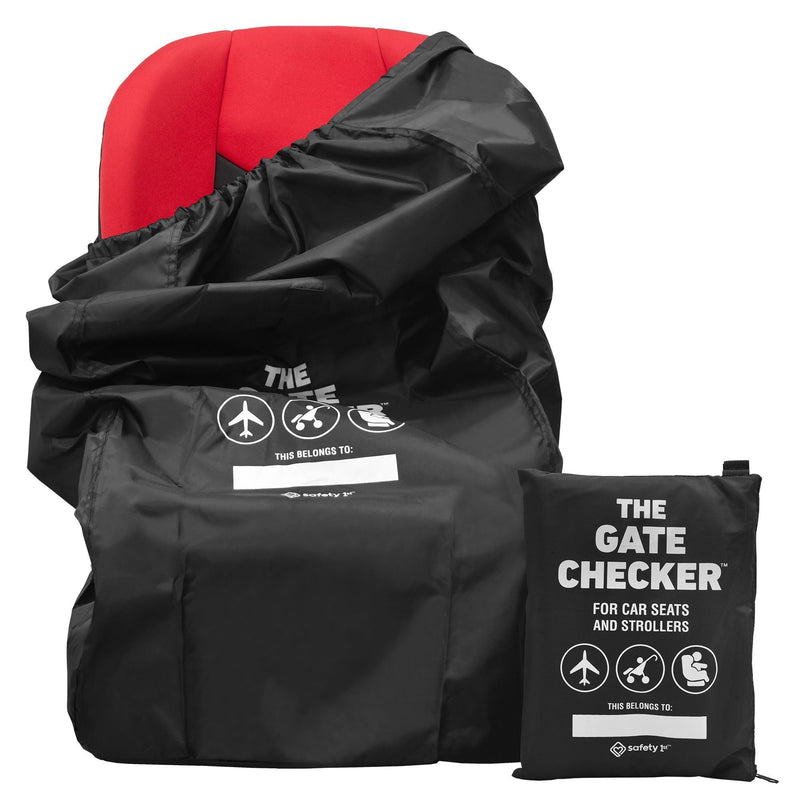 Stroller Gate Heavy-Duty Black Checker Travel Bag with Pouch G3907