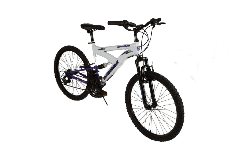 Adrenaline Youth DS Mountain Bike 24-in, White G4687