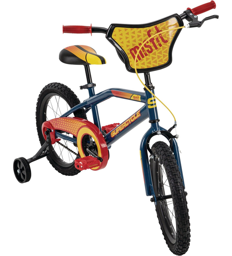 Misfit Kids' Bike, 16-in Wheel, Blue/Red H7575
