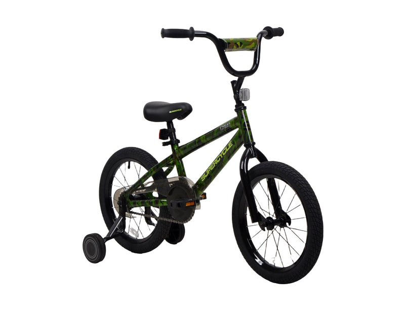 Youth Bike with Hi-Ten Steel Frame, 16-in, Camo D2389
