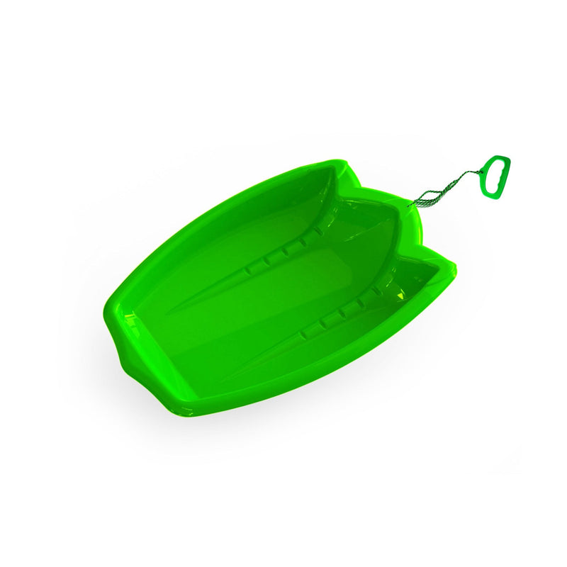 T-Rex Dinosaur Paw Kids' 1-Person Plastic Winter Snow Sled/Toboggan with Tow Rope R7082