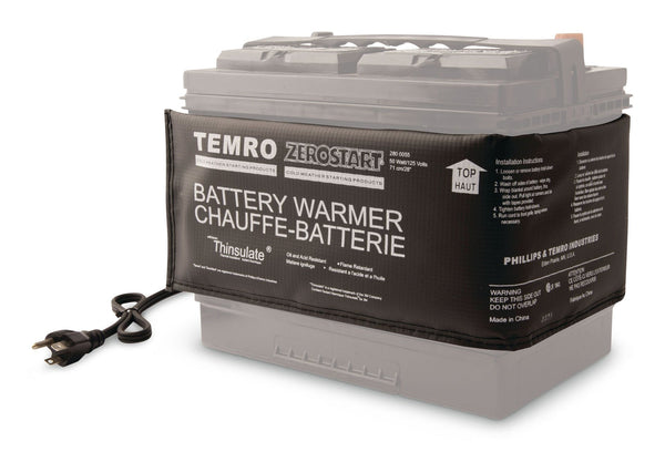 Zerostart 2800055 Battery Warmer/Blanket, 50W, 28-in Y2770