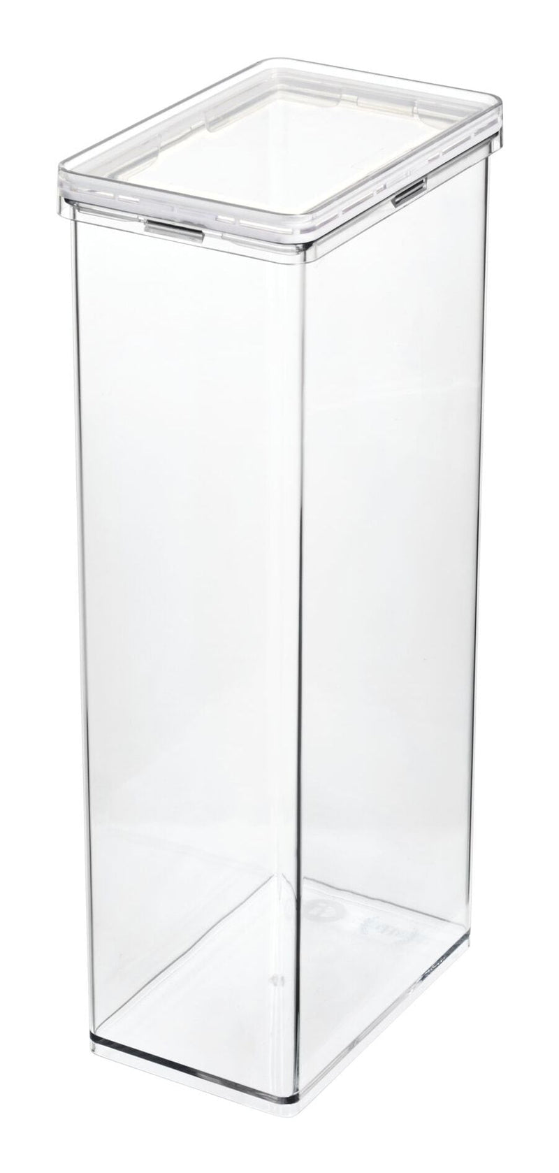 Clear Plastic Pasta Storage Canister Container with Airtight Lid O7973