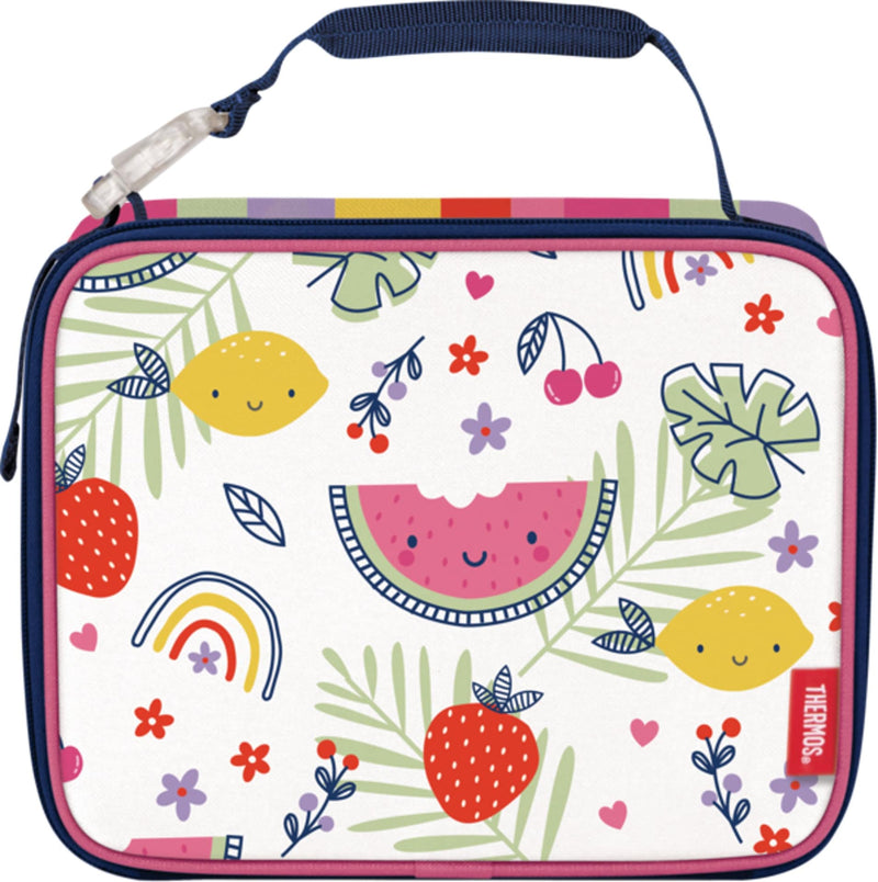 Kids Standard Insulated Soft Reusable Lunch Bag, Rainbow Fruit X410