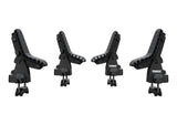DockGrip Black Horizontal Kayak Rack with Protective Pads