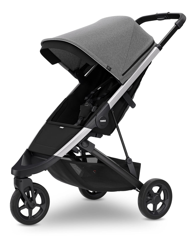 Spring Lightweight Everyday Stroller, Grey Mélange M7015