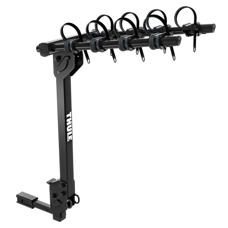 Trailway 4-Bike Hitch Mount Bike Rack, Fits 1-1/4, 2-in Receiver, Black J7913