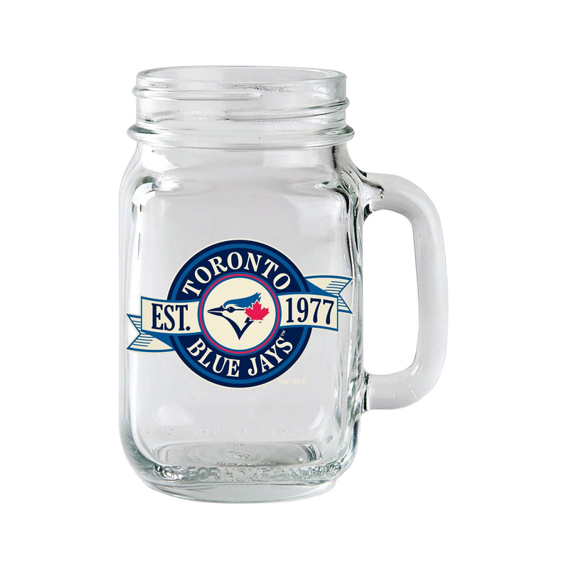 Mason Jar Mug Pint Glass For Baseball Fans/Collectors, 14-oz Z8347