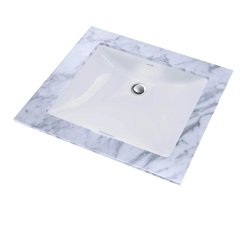 17-11/16x13-in Rectangular Vessel Undercounter Sink/Lavatory J0800