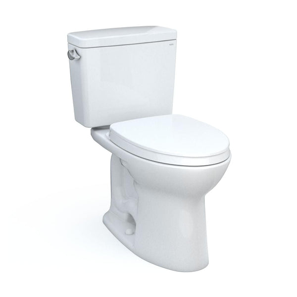 Drake Two-Piece Elongated 1.6 GPF Tornado Flush Toilet with CEFIONTECT & SoftClose Seat Q6823