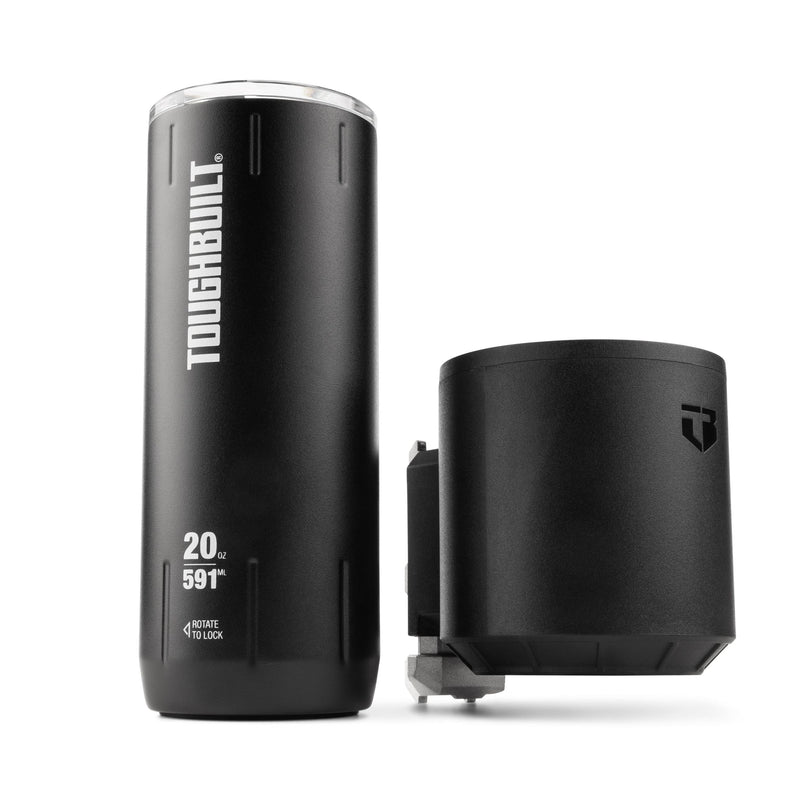 Stainless Steel Tumbler & Holder, 20-oz C2762