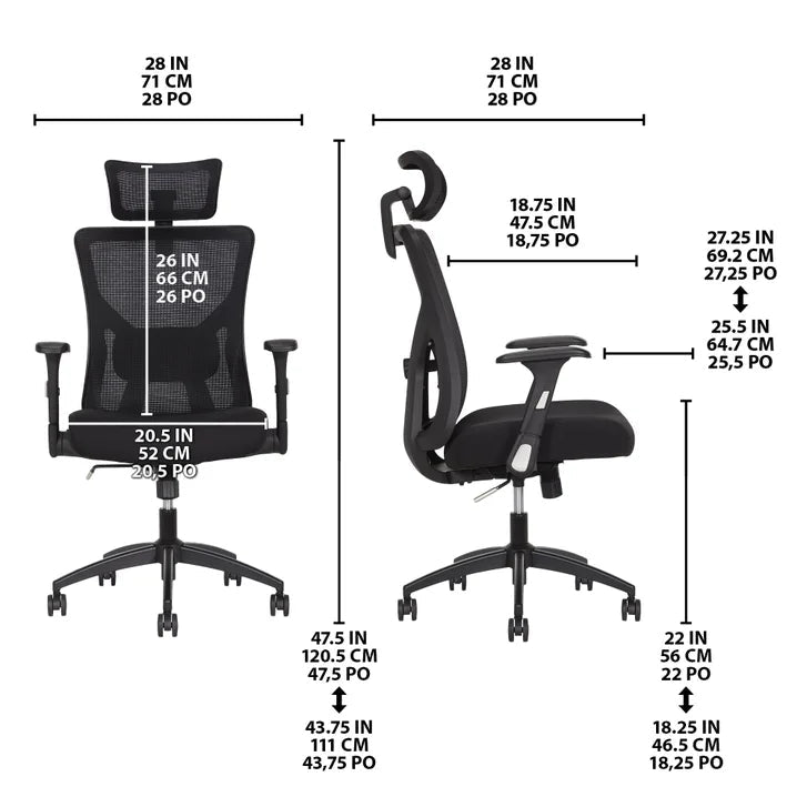 TrueWellness Mesh Office Chair N1438